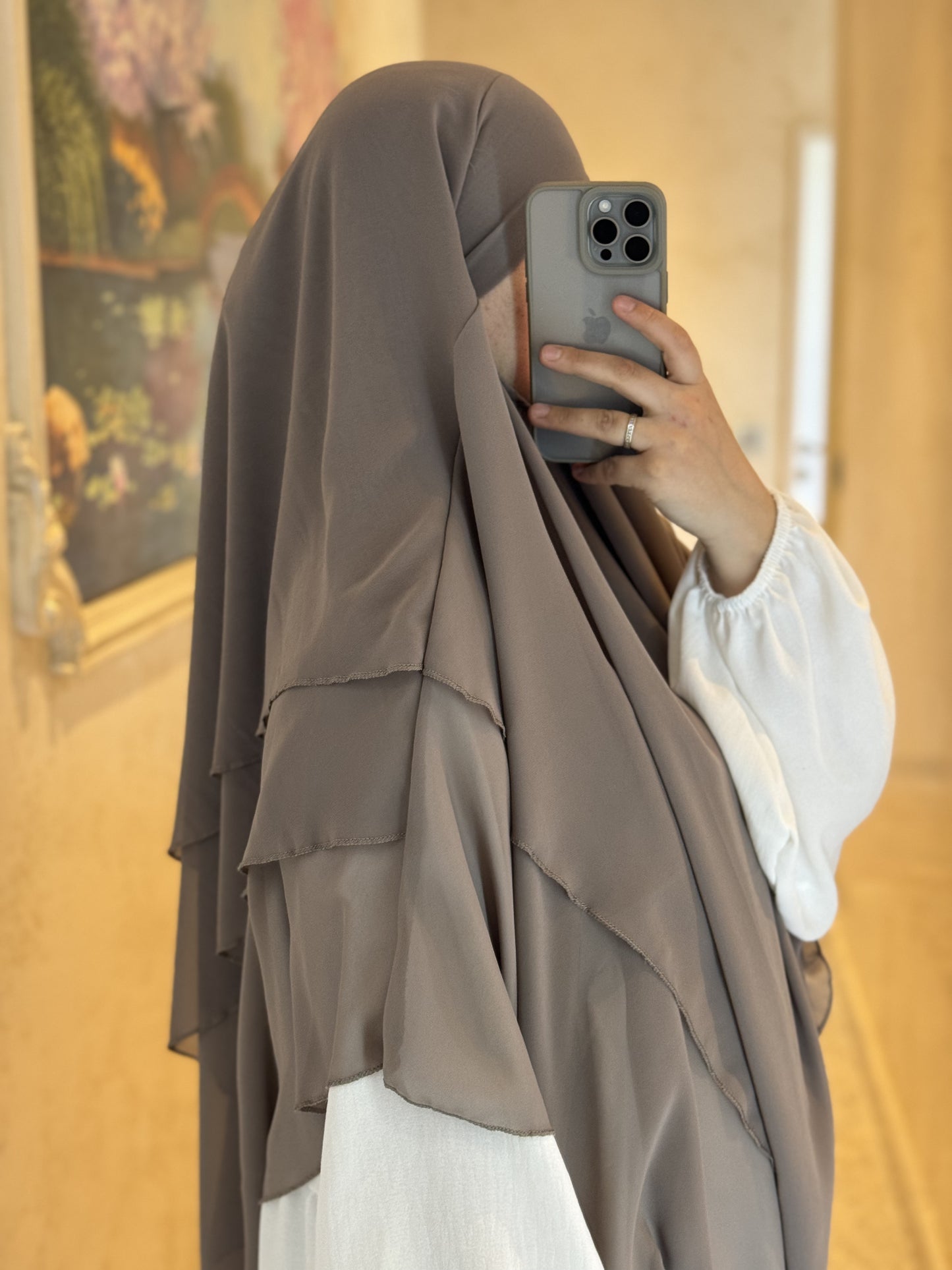 Chiffon Khimar - 4 weitere Farben