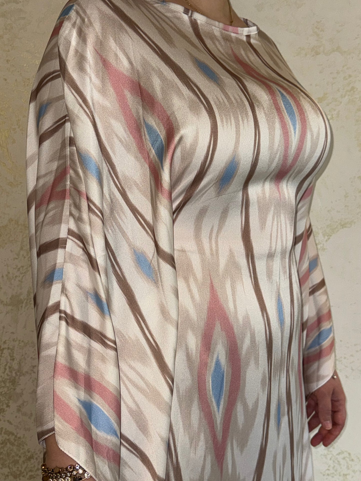 Kaftan Hafsa - Rosa/Beige