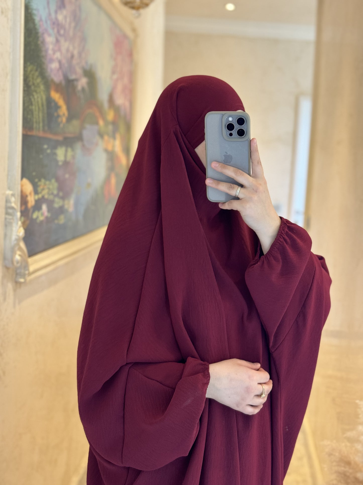 Jazz Jilbab - Burgundy