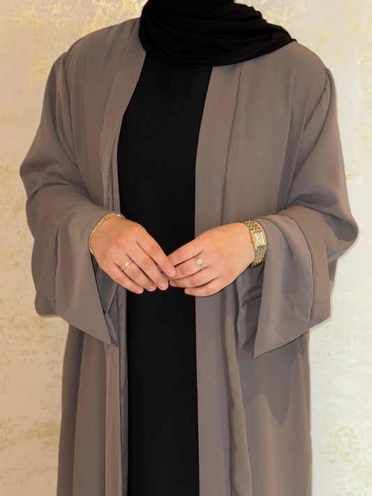 Kimono Abaya Zara - Taupe