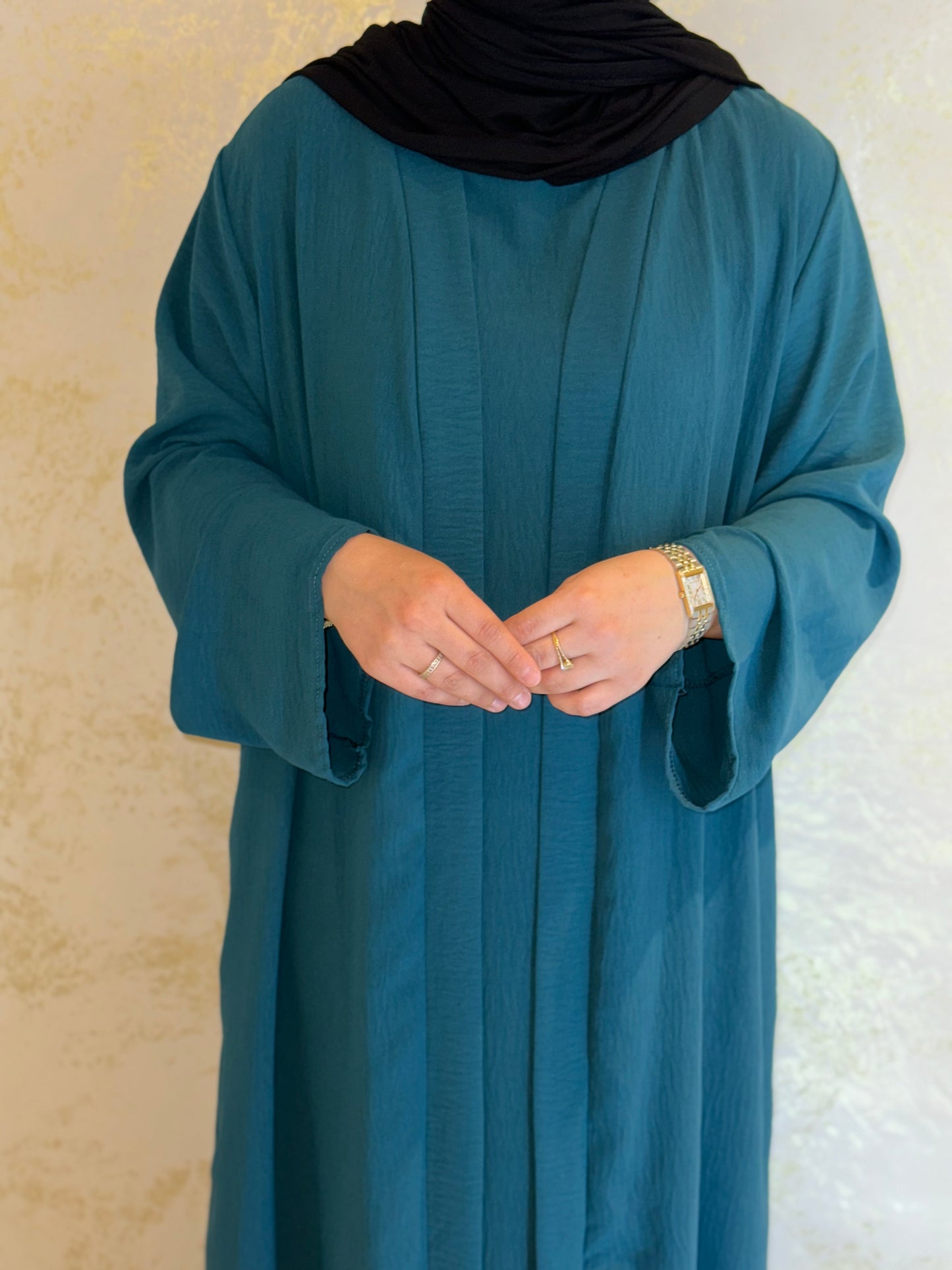 Dreiteilige Abaya Anisa - Seegrün