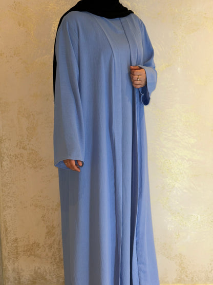 Dreiteilige Abaya Anisa - Himmelblau