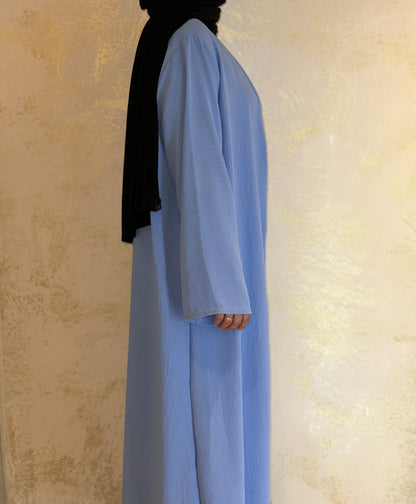 Dreiteilige Abaya Anisa - Himmelblau