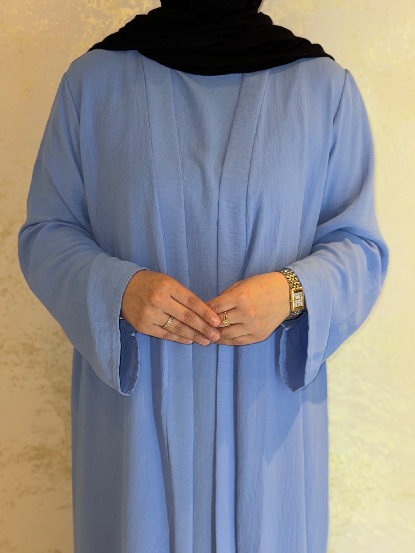 Dreiteilige Abaya Anisa - Himmelblau