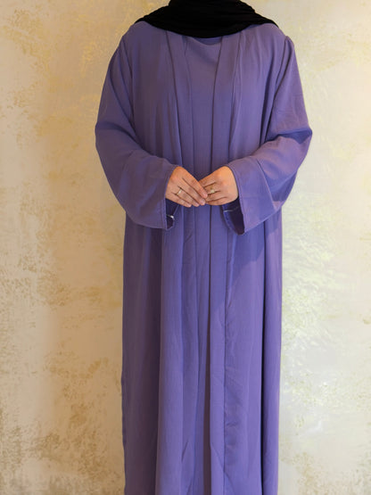 Three-piece Abaya Anisa - Lilac 