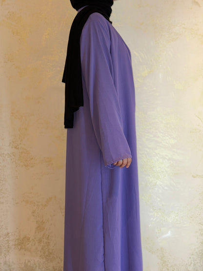 Three-piece Abaya Anisa - Lilac 