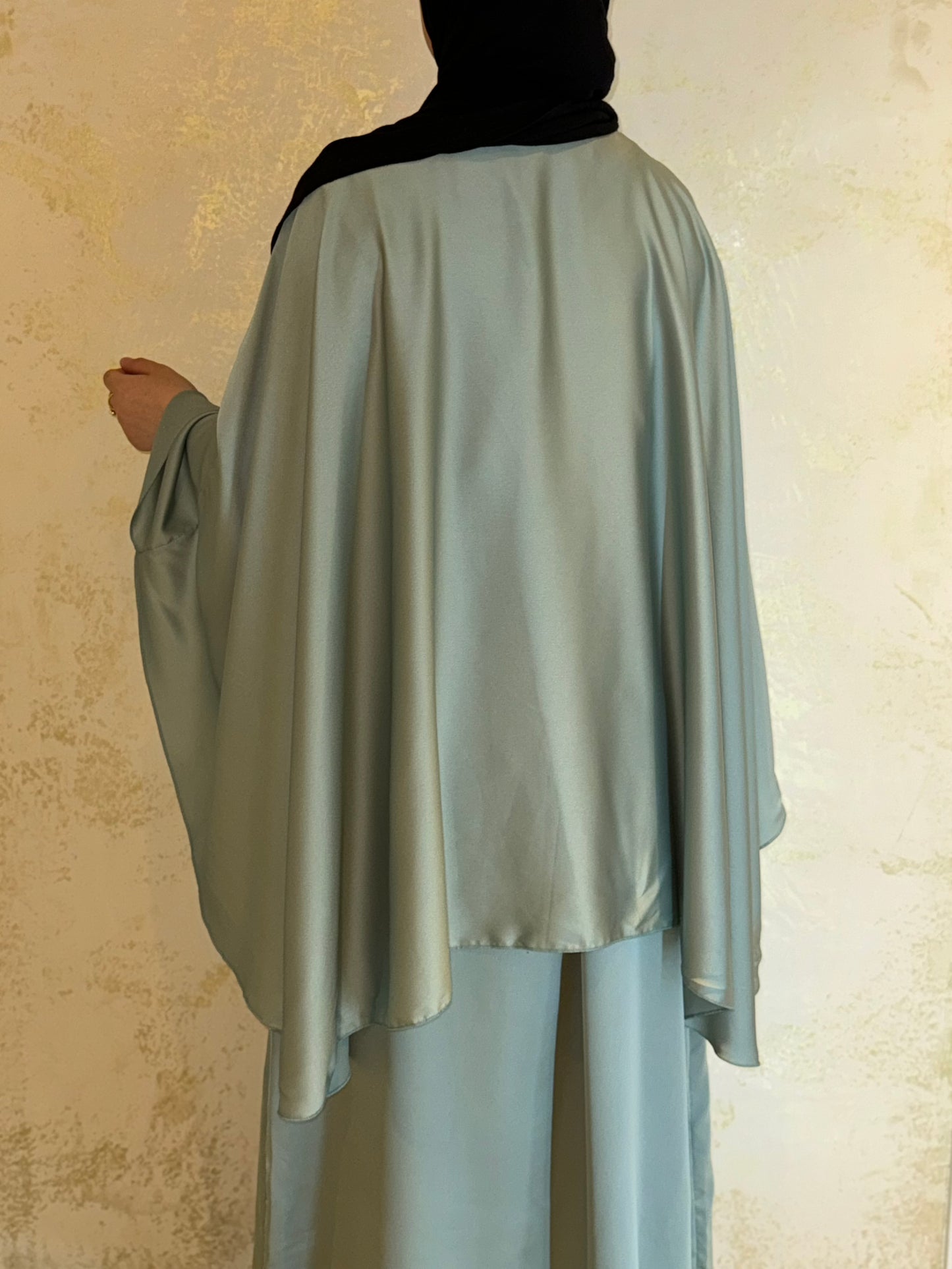 Satin Cape Abaya