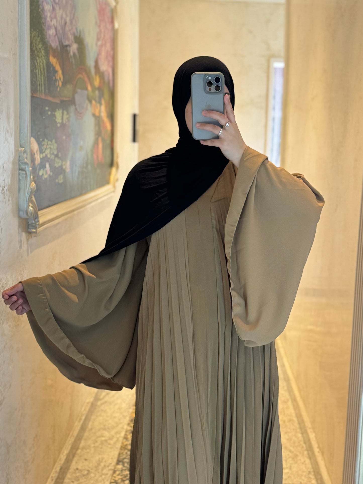 Plissee Abaya - 6 weitere Farben